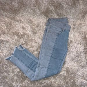 Light wash jeans